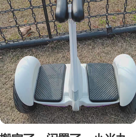 搬家了，闲置了。小米九号平衡车国际版。 感...