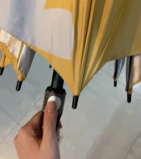 全新 美的长柄自动雨伞 遮阳伞 8骨加强大...