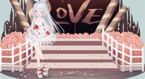 奥比岛飞雪白发型 借tag致歉 新品,甜心...