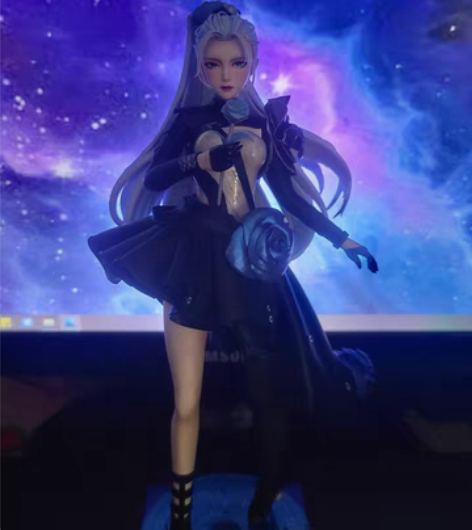 包邮王者荣耀花木兰,默契交锋成品手办。出售...