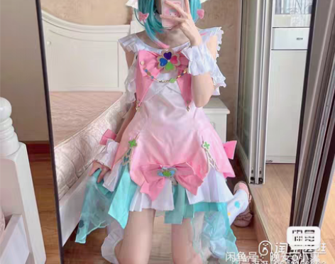 瑶时之祈愿COS王者荣耀瑶四叶草之恋C服瑶...