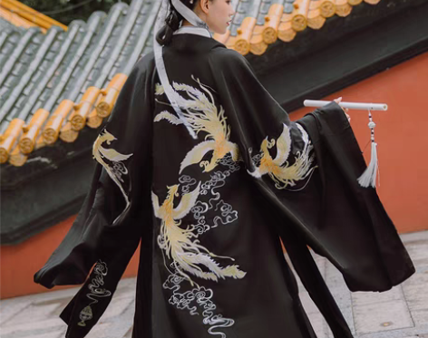 转卖汉风迷人原创凤求凰披风汉服传统中国风重...