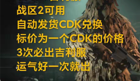 包邮使命召唤19 COD19  吉利服 拍...