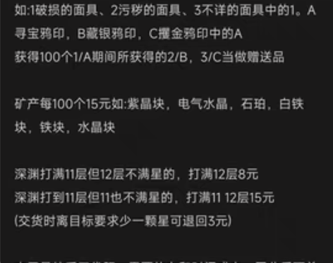 原神闲置低价纯手工打手一个 突破材料100...