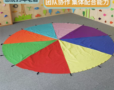 转卖早教彩虹伞降落伞感统训练器材幼儿园户外...