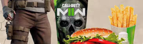 包邮COD19 战区2  汉堡王联动皮肤C...