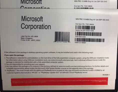 包邮全新原封正版Windows10英文专业...