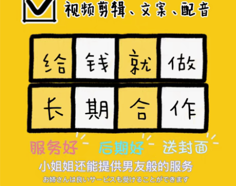 代剪辑，文案，配音 价格不高，非诚勿扰 可...