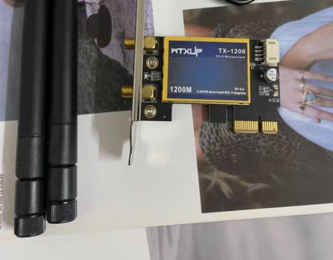 包邮双频无线网卡台式PCIE千兆内置无线网...