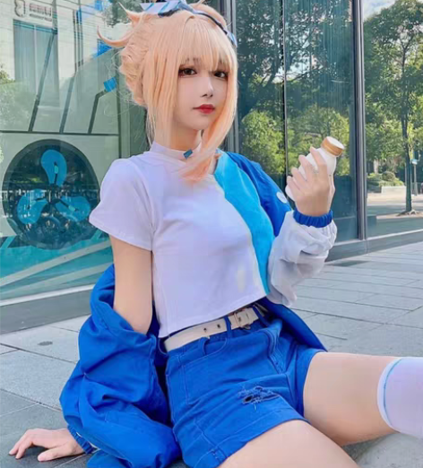 包邮原神罗森联动胡桃宵宫cos服全套！ 胡...
