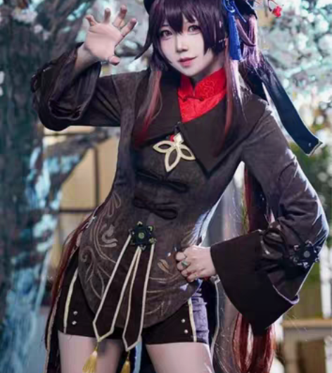 白菜价出原神胡桃衣服大全套，大全套包含假发...