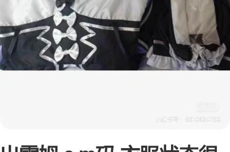 出雷姆 s m码 衣服状态很好 不是名家 ...