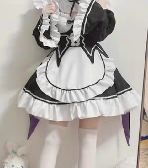 蕾姆拉姆cos服全新未拆封标价出！ 带假发...