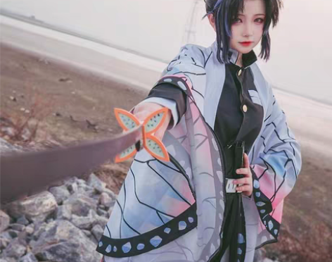 包邮鬼灭之刃蝴蝶忍cos全套 全套cos服...