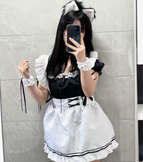奇迹暖暖环游世界可爱女仆Cosplay服装...