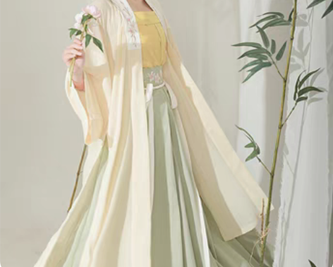 东月棠清风笺多色款宋制汉服三件套夏季日常原...