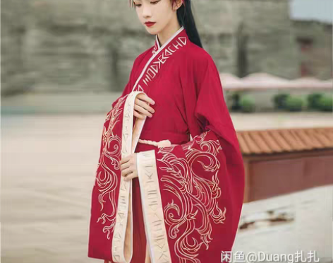 包邮汉尚华莲x仙剑3合作款【红葵】衍生汉服...