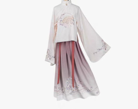 转卖(急出）汉尚华莲传统汉服女装独瑶玉兔刺...