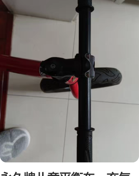 永久牌儿童平衡车，充气轮胎，家里女儿没骑多...