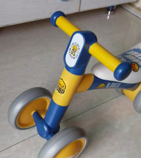 乐的儿童平衡车1003W蓝黄色，几乎全新没...