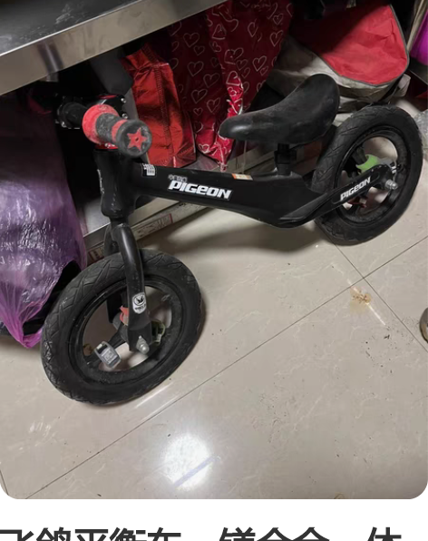 飞鸽平衡车，镁合金一体轮，孩子车多，没怎么...