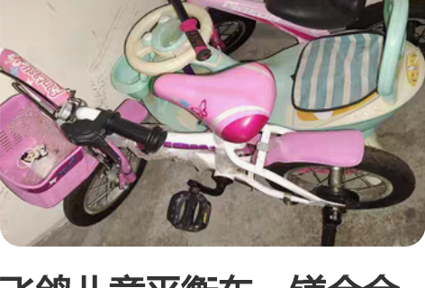 飞鸽儿童平衡车，镁合金12寸，带脚踏的，2...