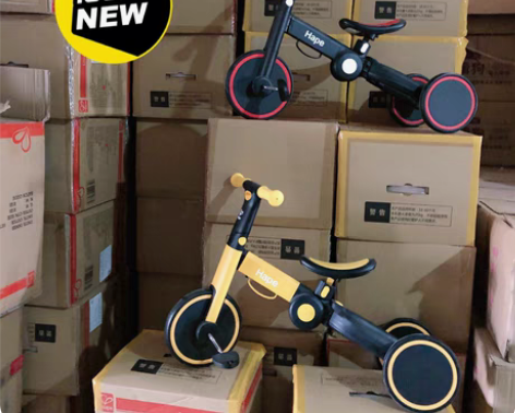 包邮全新正品Hape多功能可折叠平衡车儿童...