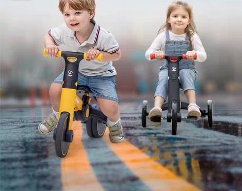 转卖Hape三合一 儿童平衡车 踏行车三轮...