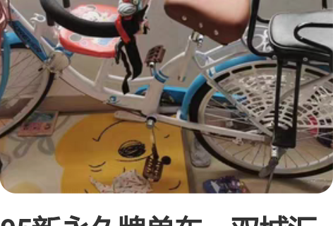 95新永久牌单车，双城汇自取，不议价 感兴...