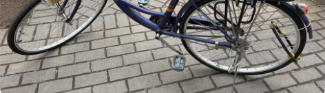 95新永久自行车,买回来老人骑车送孩子,现...