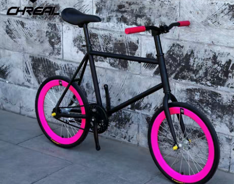转卖死飞自行车迷你20寸小轮死飞单车男女式...