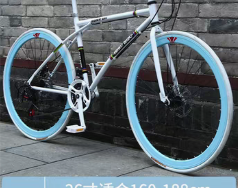 转卖【跨年狂欢】变速死飞自行车实心胎活飞碟...