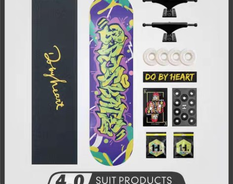 转卖DBH滑板双翘 没玩过几次，有一点刮痕...