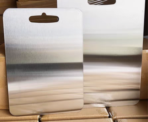 转卖库存一批不锈钢菜板，两种尺寸，304材...