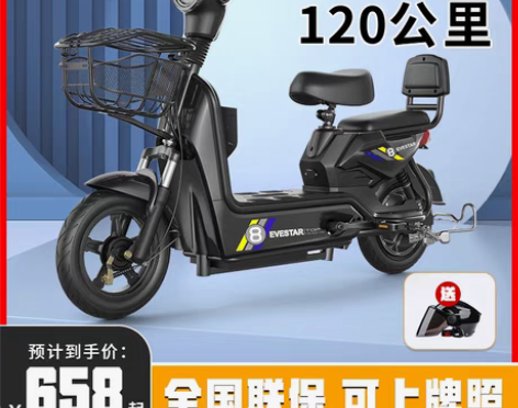 转卖爱玛同款电动车小型车男女长跑王新国标电...