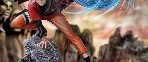 包邮螺旋丸鸣人火影忍者GK超大号UP旋涡鸣...