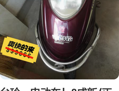 台玲～电动车！8成新/正常使用！ 急急！售...