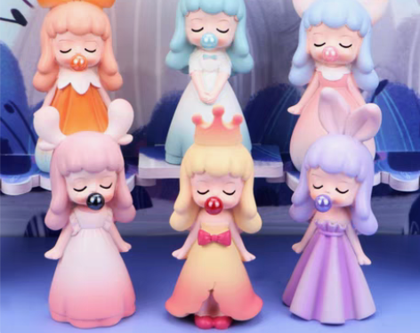 包邮全新正品包邮整套泡泡女孩盲盒玩具6个手...