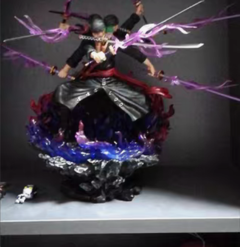 鬼岛阿修罗三头六臂九刀流索隆海贼王GK和之...