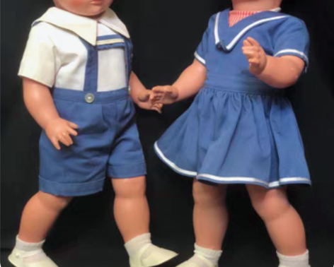 包邮德国小乌龟品牌 古董娃娃 赛璐璐娃娃 ...