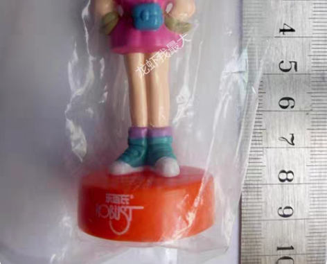 乐百氏七龙珠公仔手办原袋布尔玛，基本全新，...