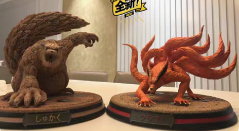 模魂殿 LX 火影忍者手办一尾 守鹤 九尾...