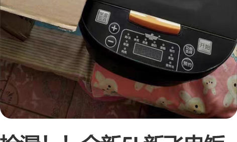 捡漏！！全新5L新飞电饭煲智能预约电饭煲家...