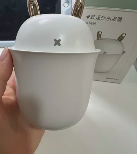 包邮卡蛙迷你加湿器 全新白色，搬家原因转 ...