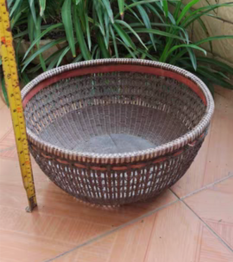 老竹编篮，工艺精细，品相如图 感兴趣的话点...