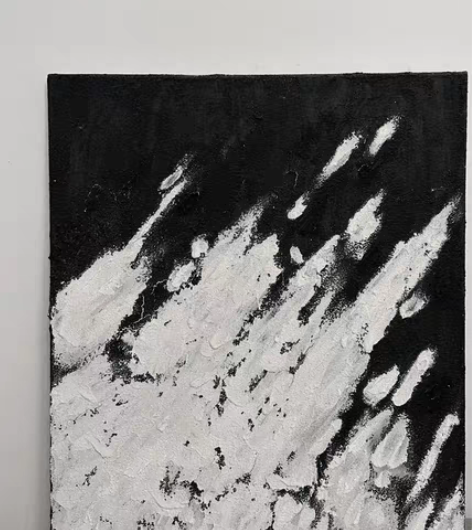 《消尽》原创手绘肌理画 装饰画  家居摆件...