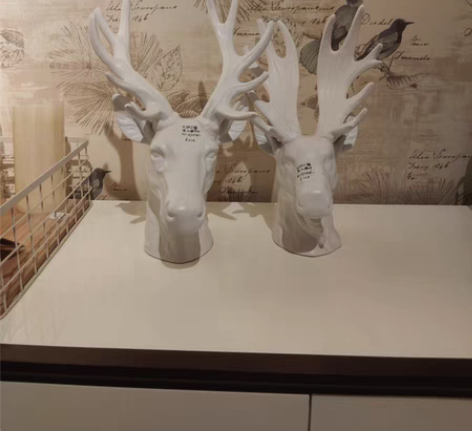 北欧鹿头   北欧饰品还有很多  多买多惠...