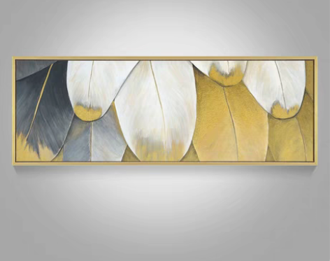 转卖慕斯维 现代欧式纯手绘油画玄关美式轻奢...