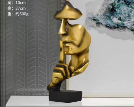 包邮特价清仓沉默是金客厅酒柜摆件装饰品创意...