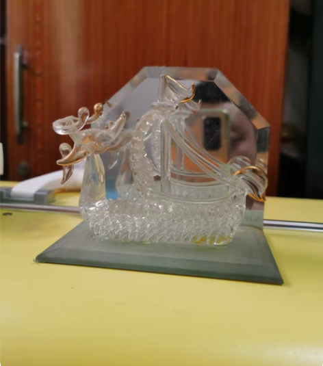 包邮水晶龙帆船外面买不到的 感兴趣的话点“...